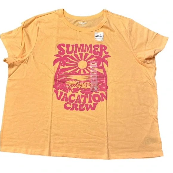Old Navy Grafic Tee Summer Vacation Crew - XXL - Picture 2 of 3